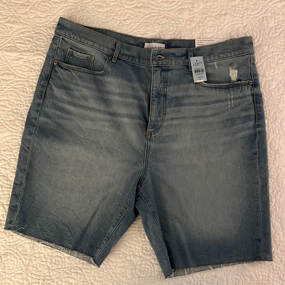 Loft denim shorts